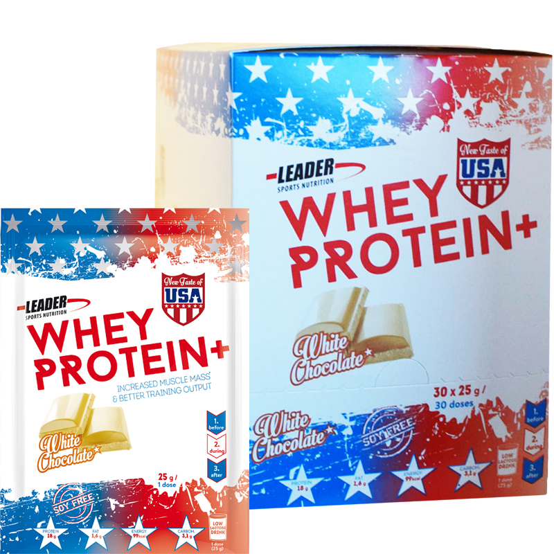 Hel Låda Proteinpulver "White Chocolate" 30 x 25g - 33% rabatt