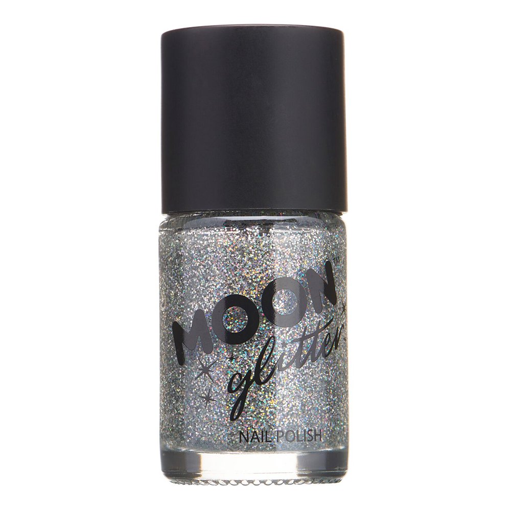Moon Creations Glitter Nagellack - Silver