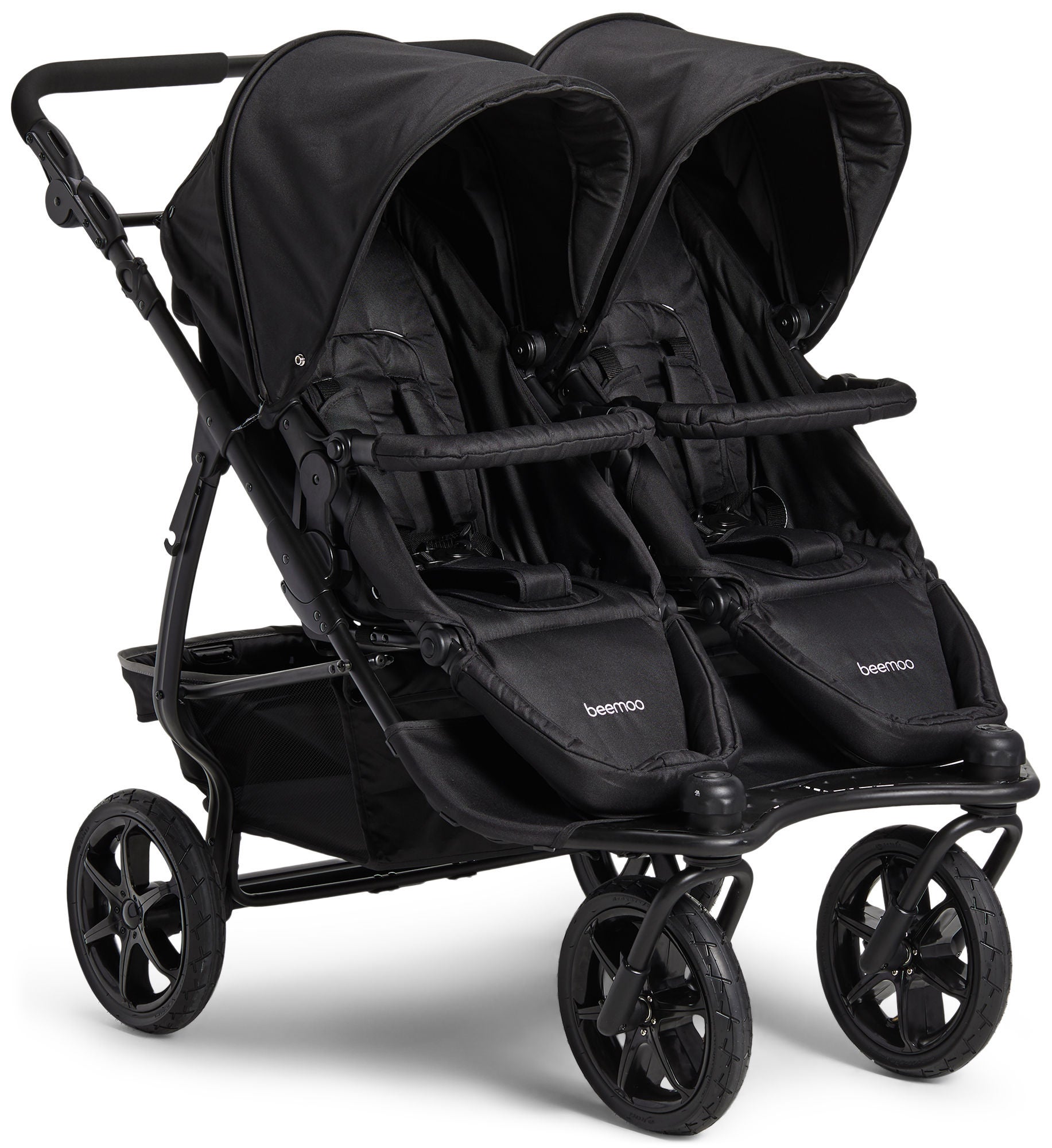 Beemoo L.A. Syskonvagn, Black/Black