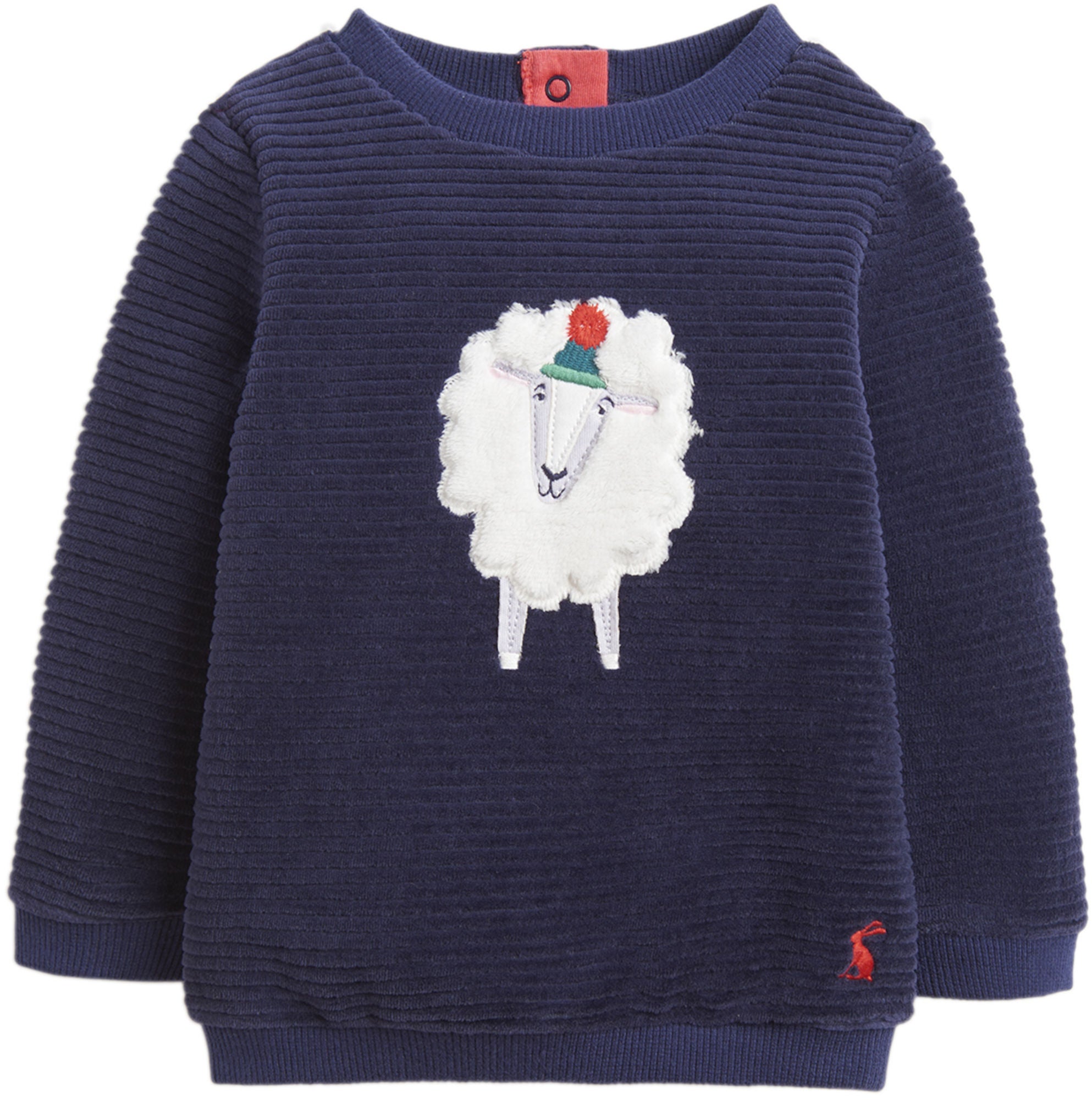 Tom Joule Billy Tröja, Navy Fluffy Sheep 6-9 Månader