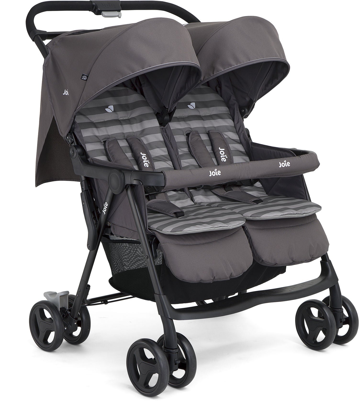 Joie Aire Twin Syskon- & Tvillingvagn, Dark Pewter