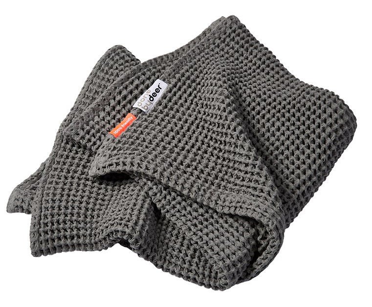 Done By Deer Filt Waffle 120x150, Grey