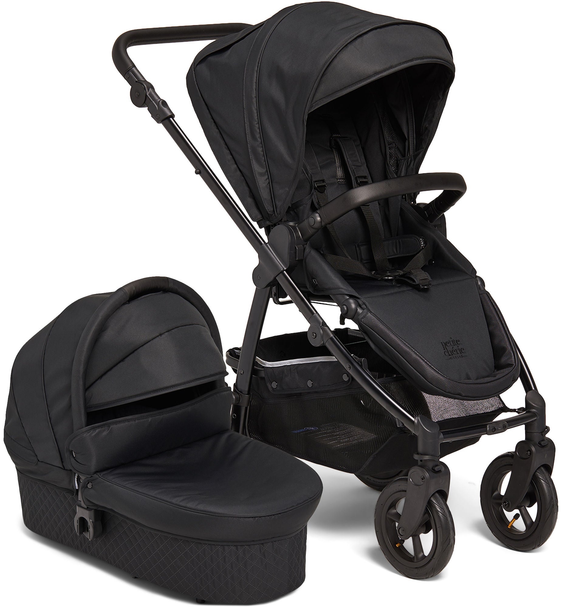 Petite Chérie Heritage 2 Duovagn, Black/Black