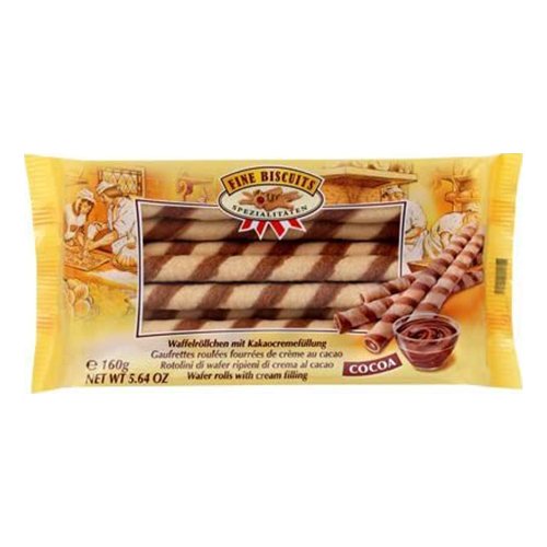 Wafer Rolls Choklad - 160 gram
