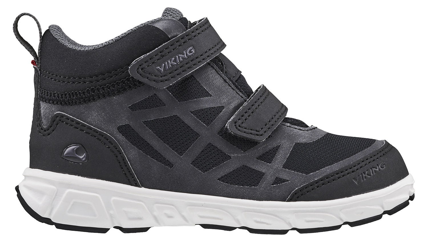 Viking Veme Mid GTX R Sneaker, Black/Charcoal, 22