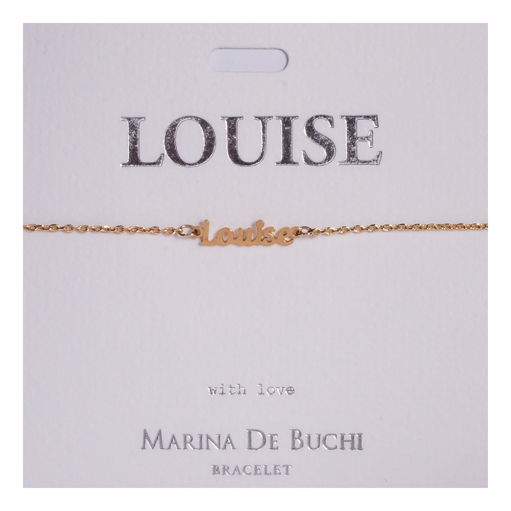 Namnarmband Guld - Louise