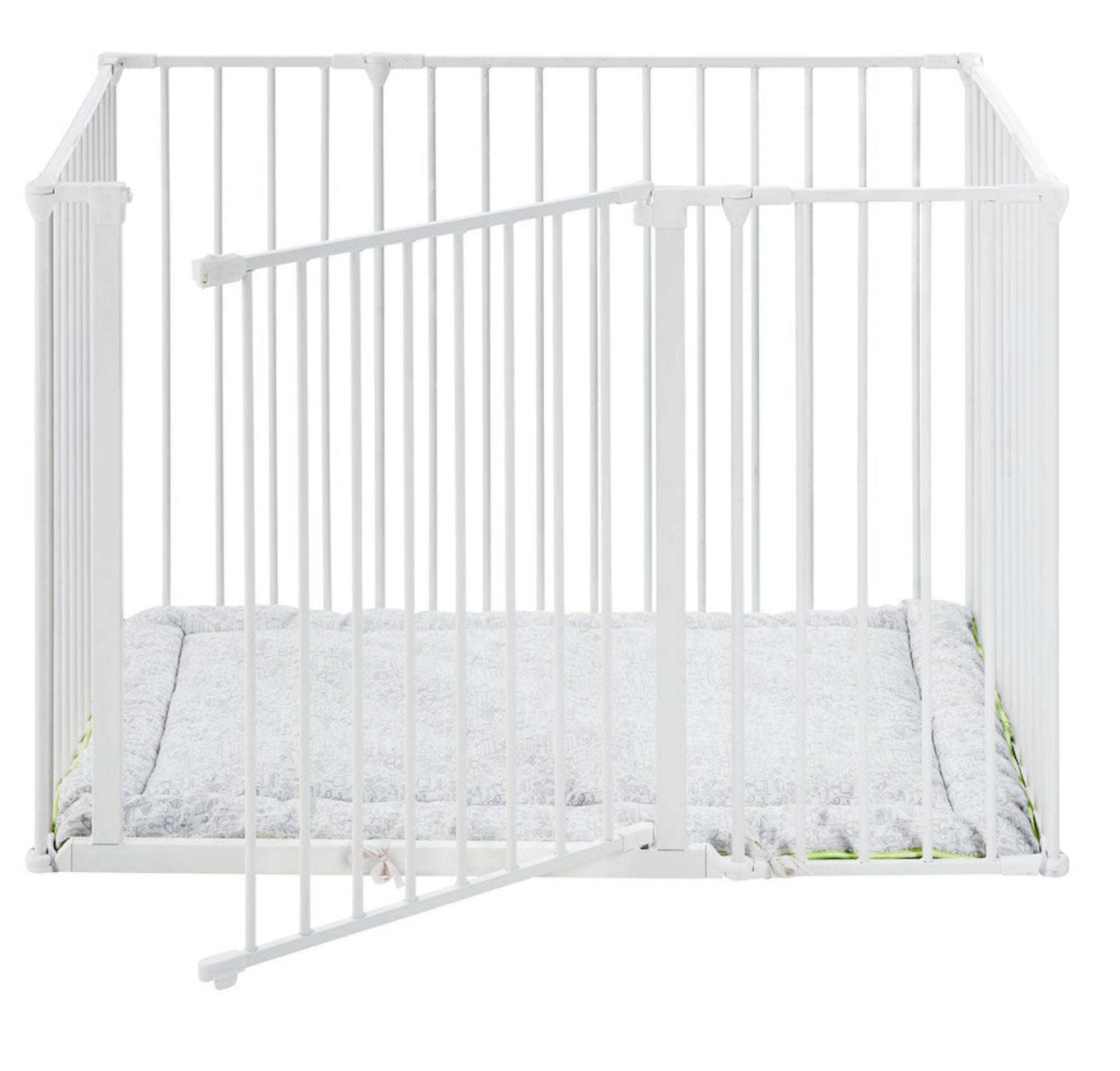 BabyDan Square Lekhage 105x72x71 cm, Vit