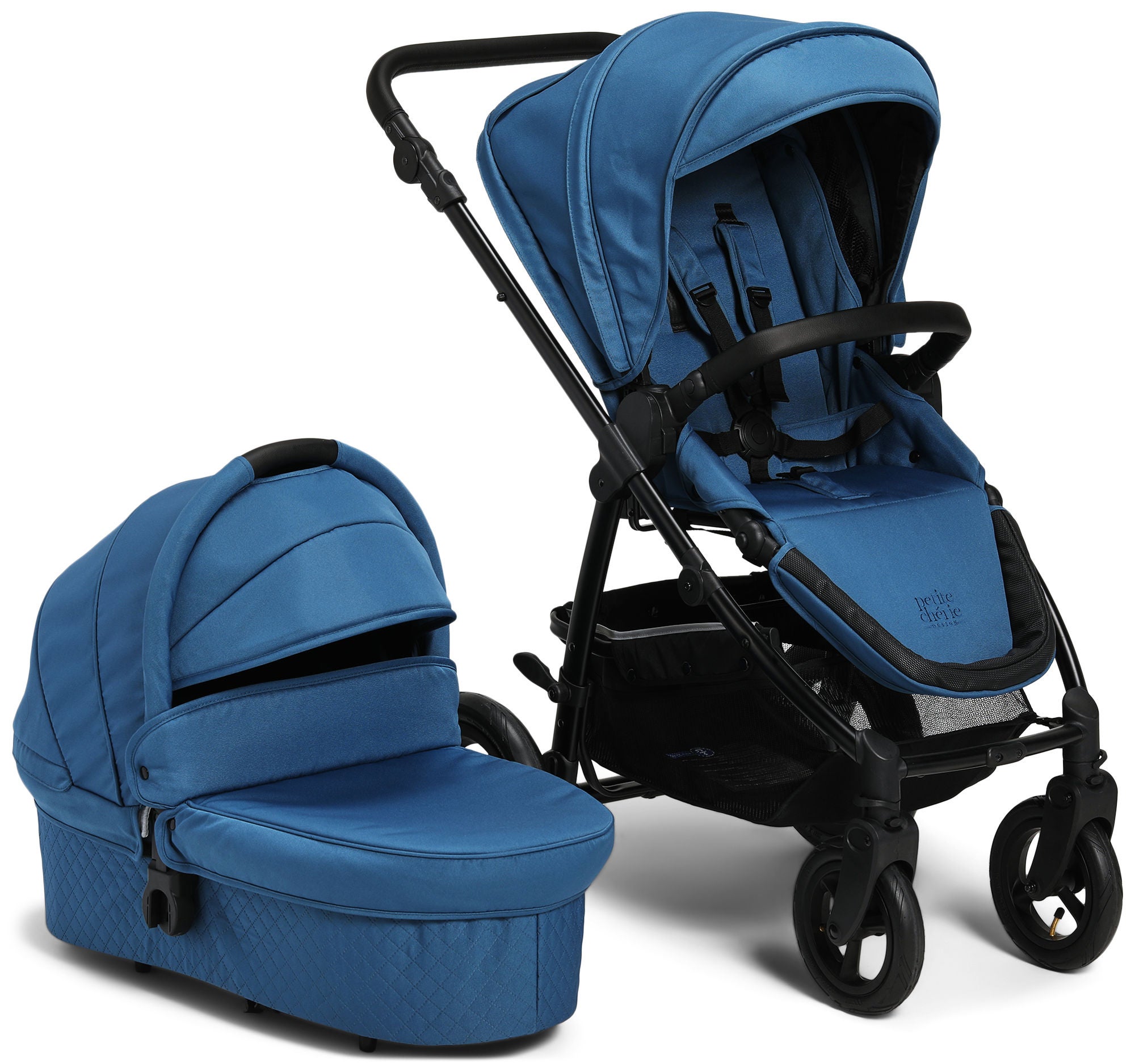 Petite Chérie Heritage 2 Duovagn, Blue/Black