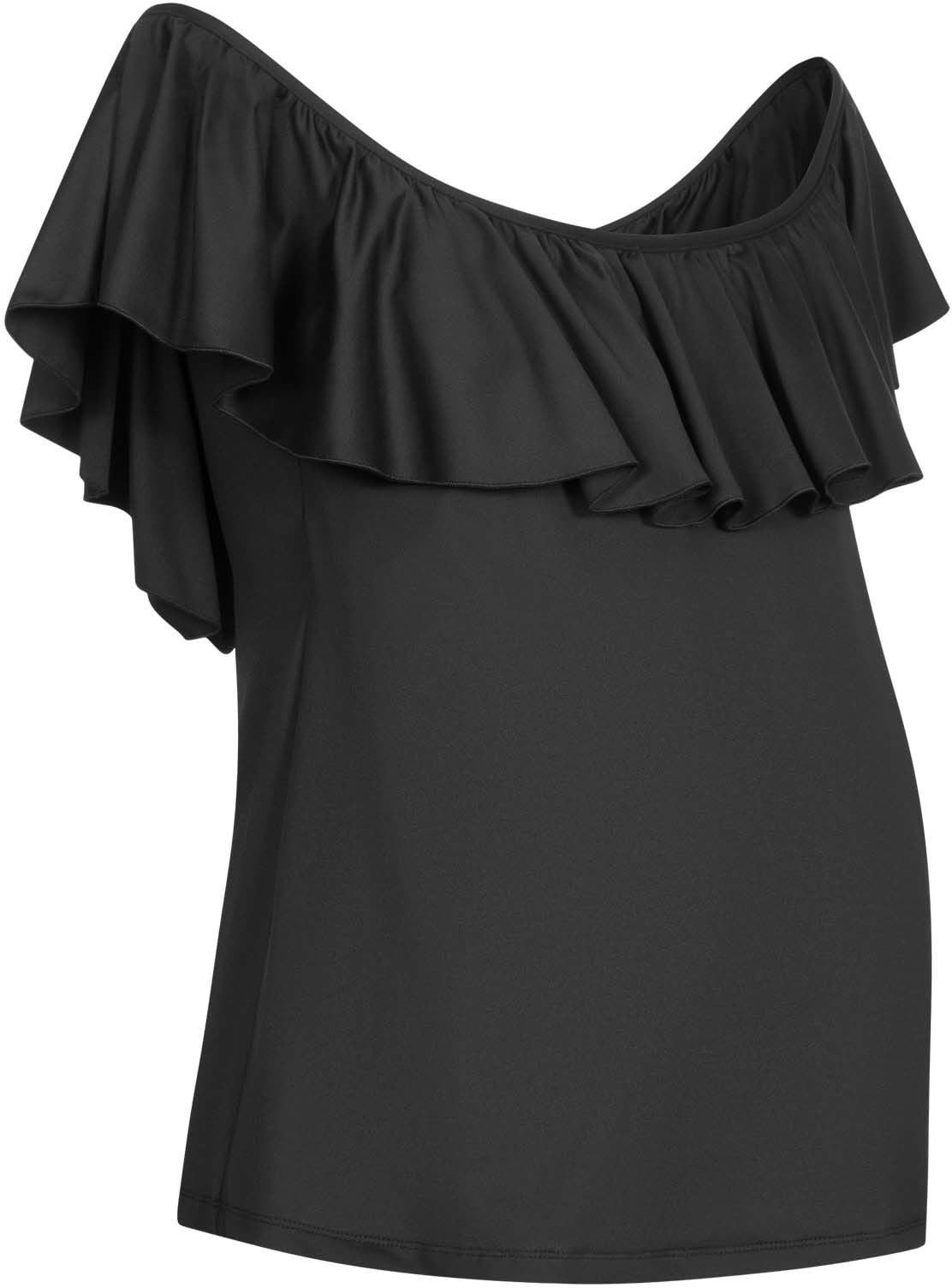 Saltabad Carmen Tankini, Svart, 36