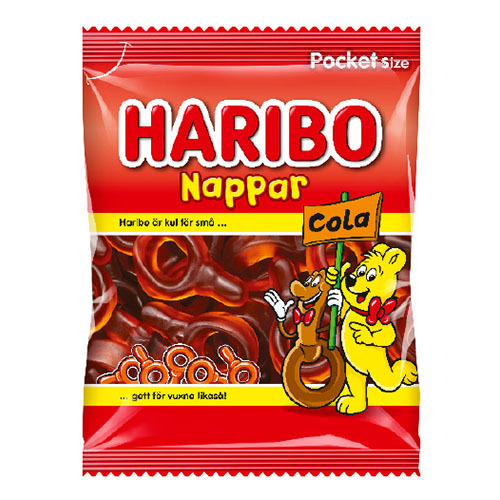 Haribo Colanappar i Påse