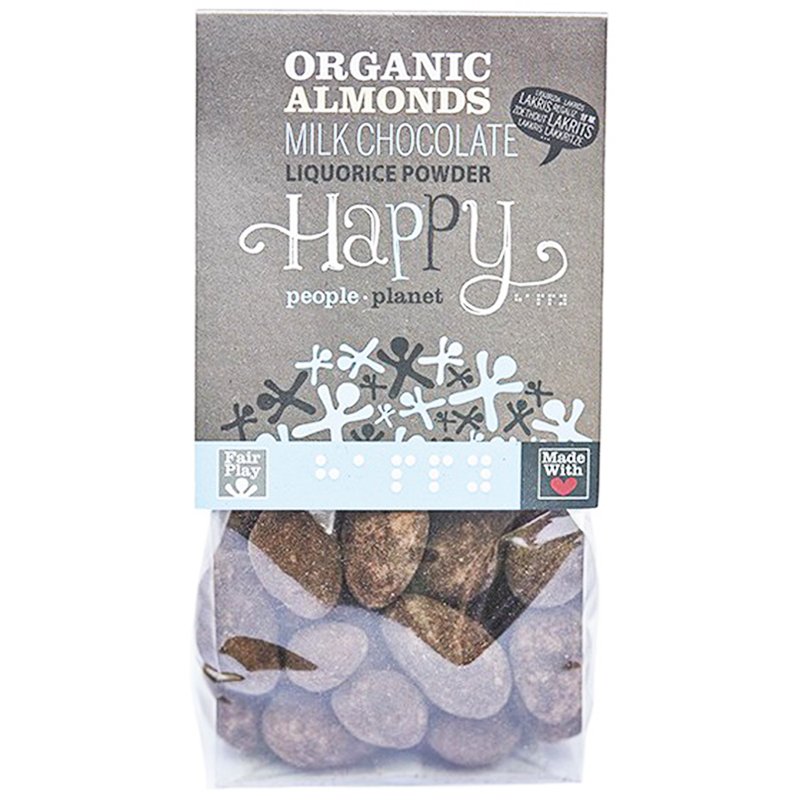 Mandlar Choklad & Lakritspulver 120g - 75% rabatt