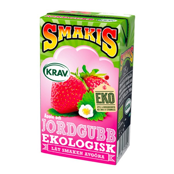 Smakis Jordgubb Ekologisk - 1-pack
