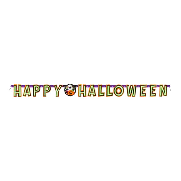 Happy Halloween Bokstavsgirlang