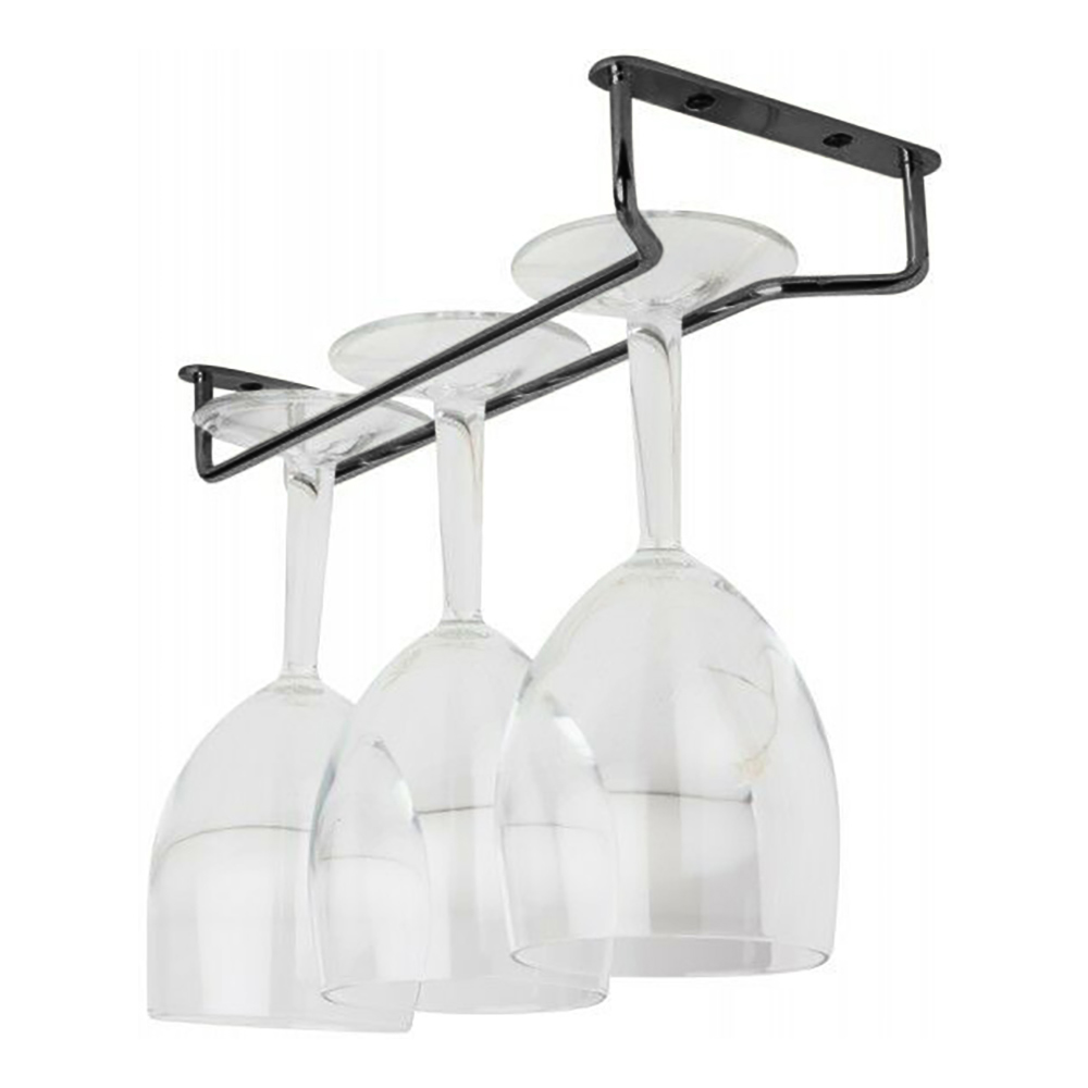 Vinglasrack i Svart - 26 cm