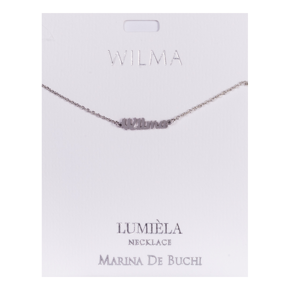 Namnhalsband Silver - Wilma