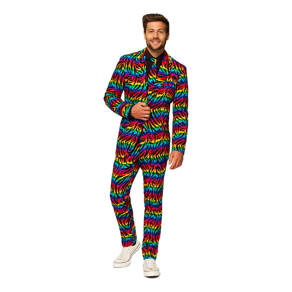 OppoSuits Wild Rainbow Kostym - 46