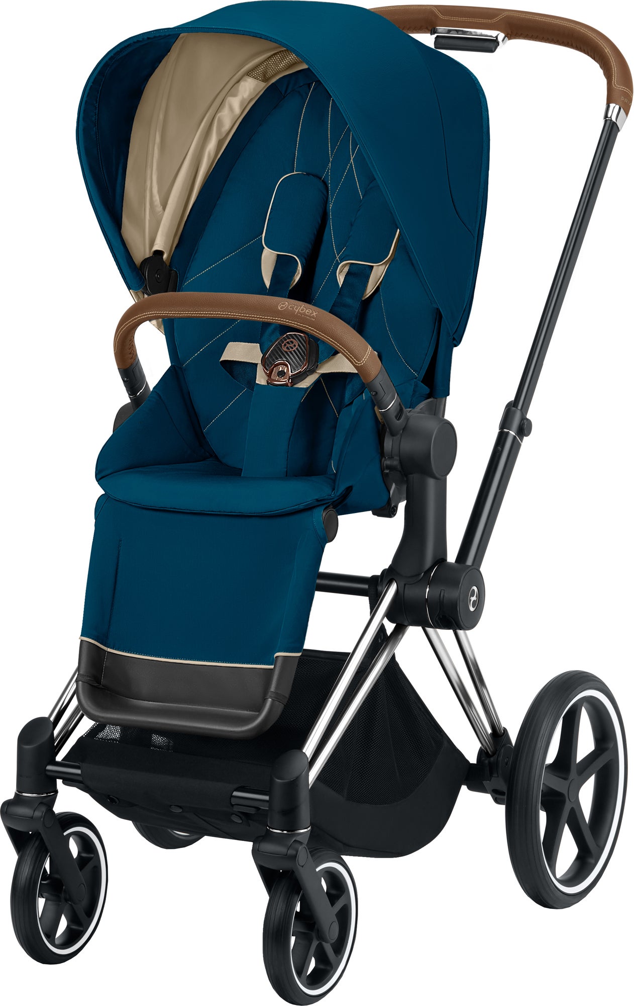 Cybex Priam Sittvagn, Mountain Blue/Chrome Brown