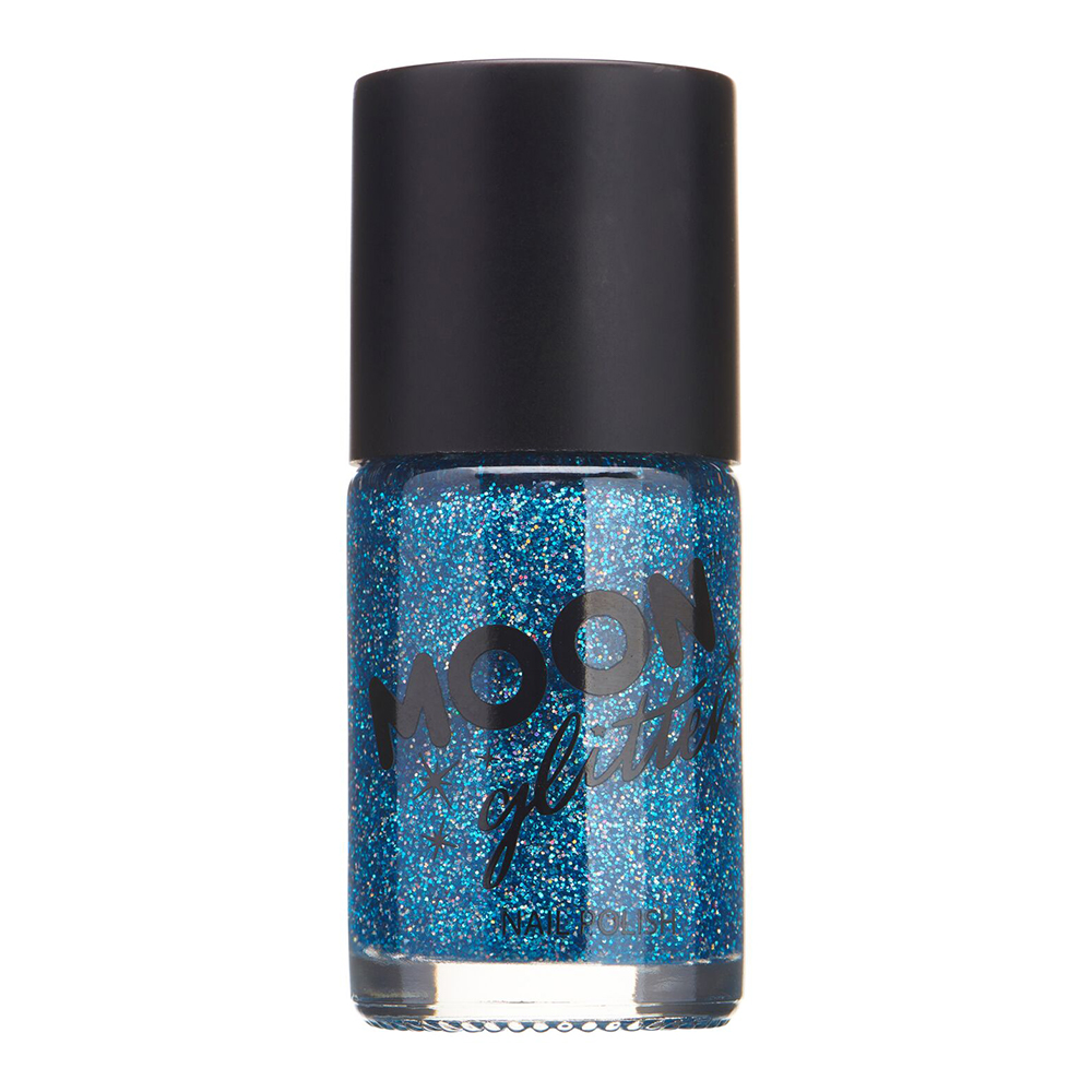 Moon Creations Glitter Nagellack - Blå