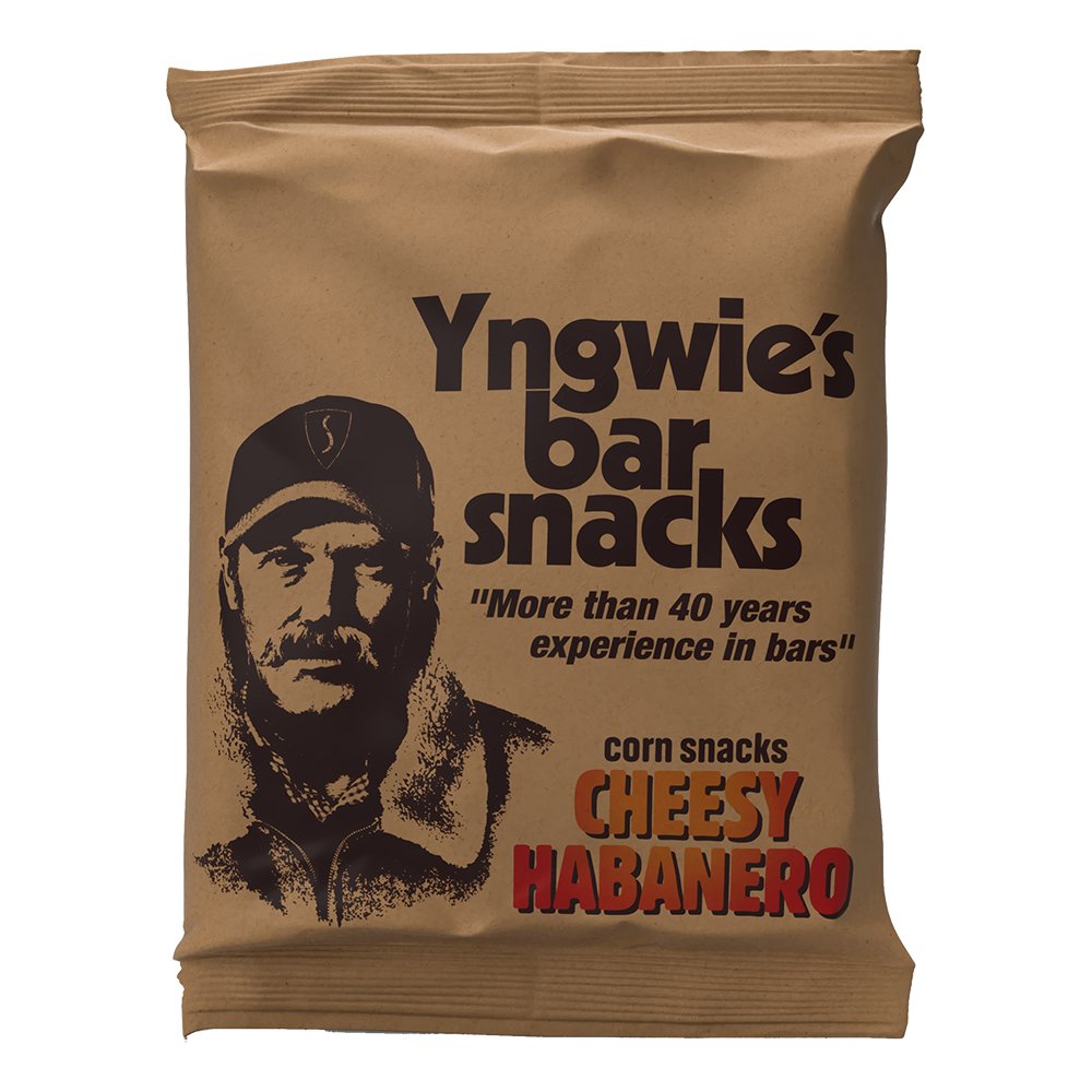Yngwie's Cheesy Habanero Chips - 25 g