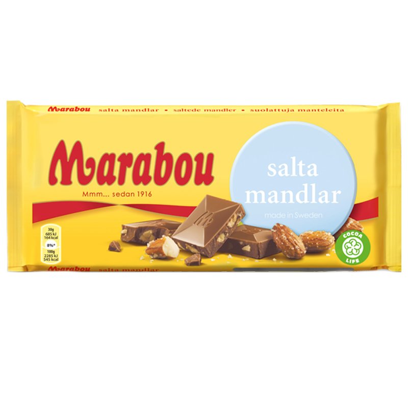 Marabou Salta Mandlar - 32% rabatt