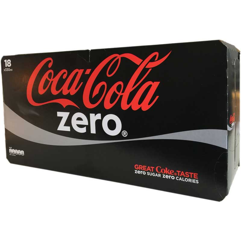 Coca-cola zero 18-pack - 37% rabatt
