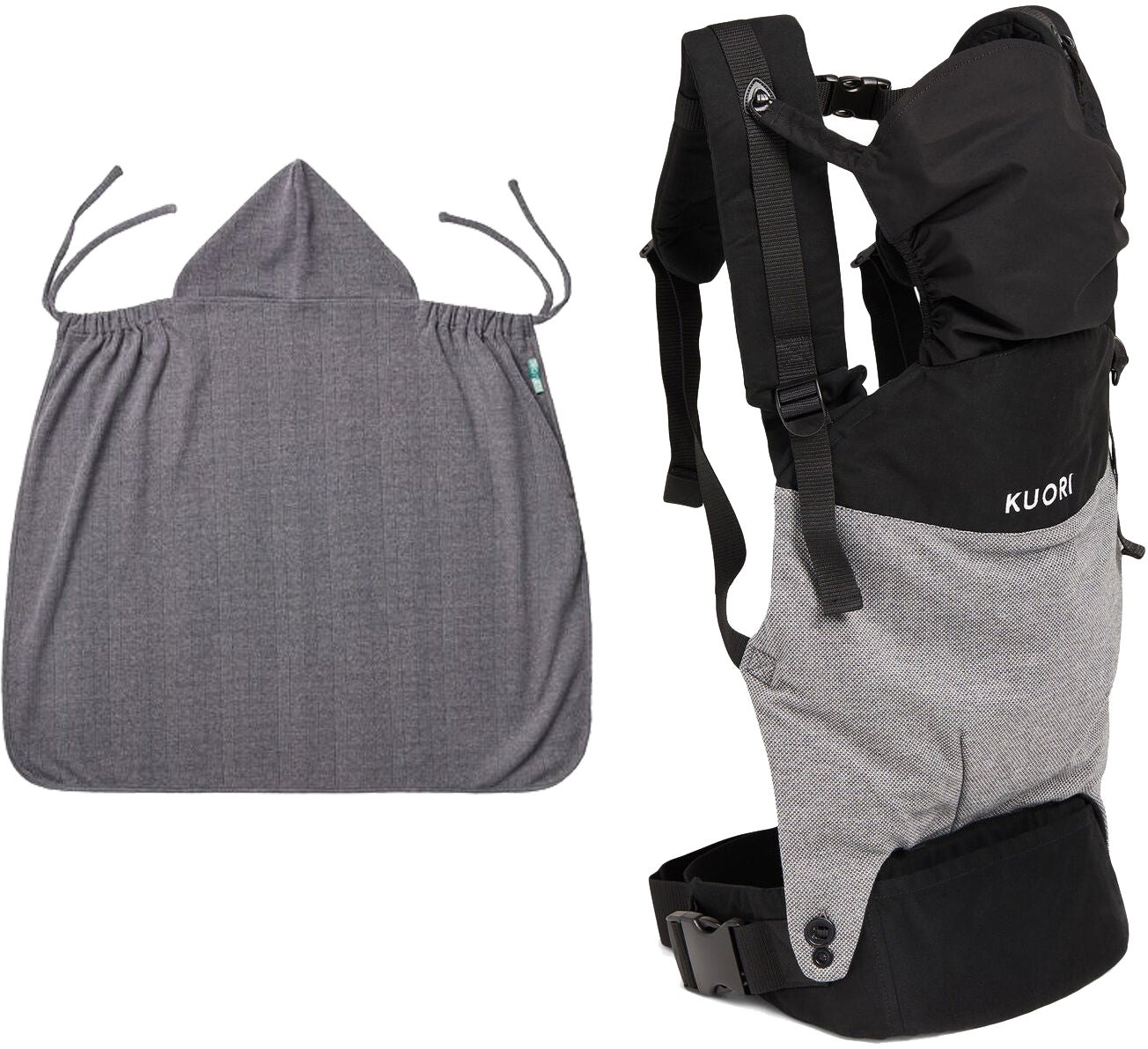 Kuori Comfort Bärsele inkl Överdrag, Black Tide