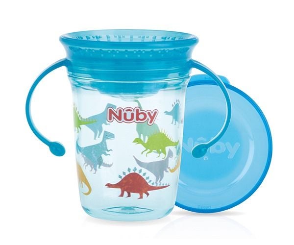 Nûby Dricksglas med Handtag, Blå