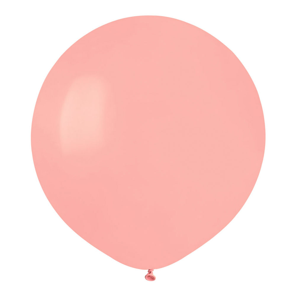 Ballonger Ljusrosa Runda Stora - 10-pack
