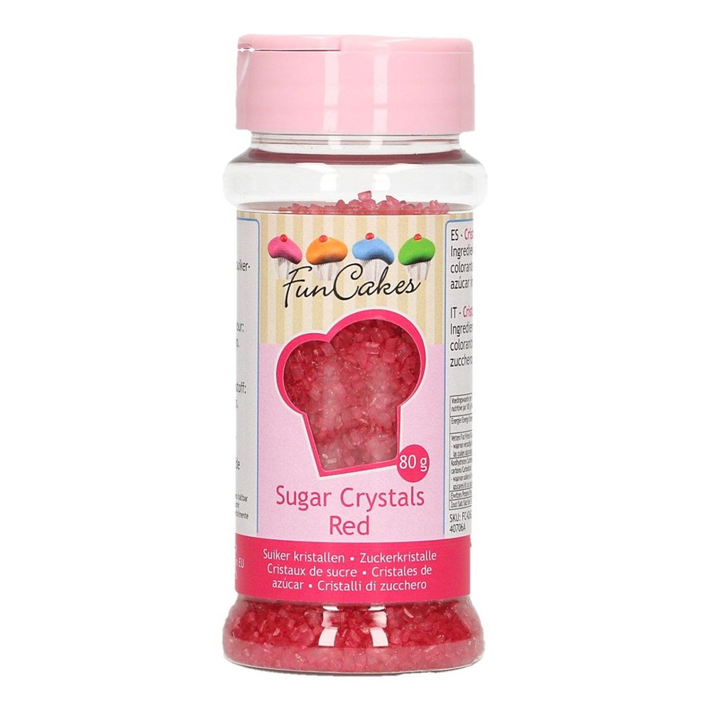 FunCakes Strössel Red/Röd - 80 g