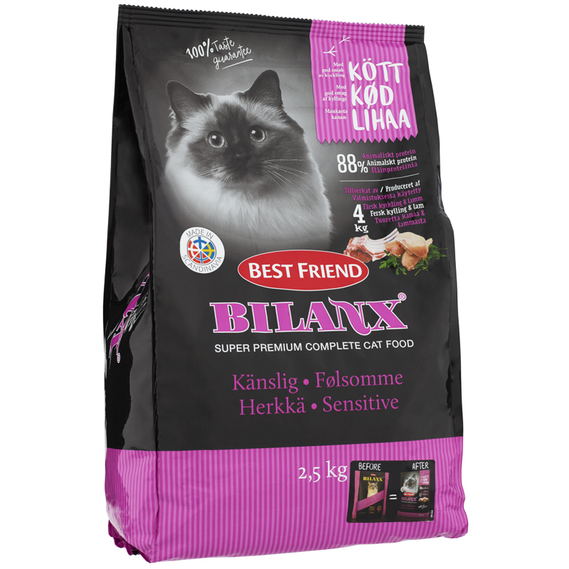 Kattmat "Sensitive" 2,5kg - 63% rabatt