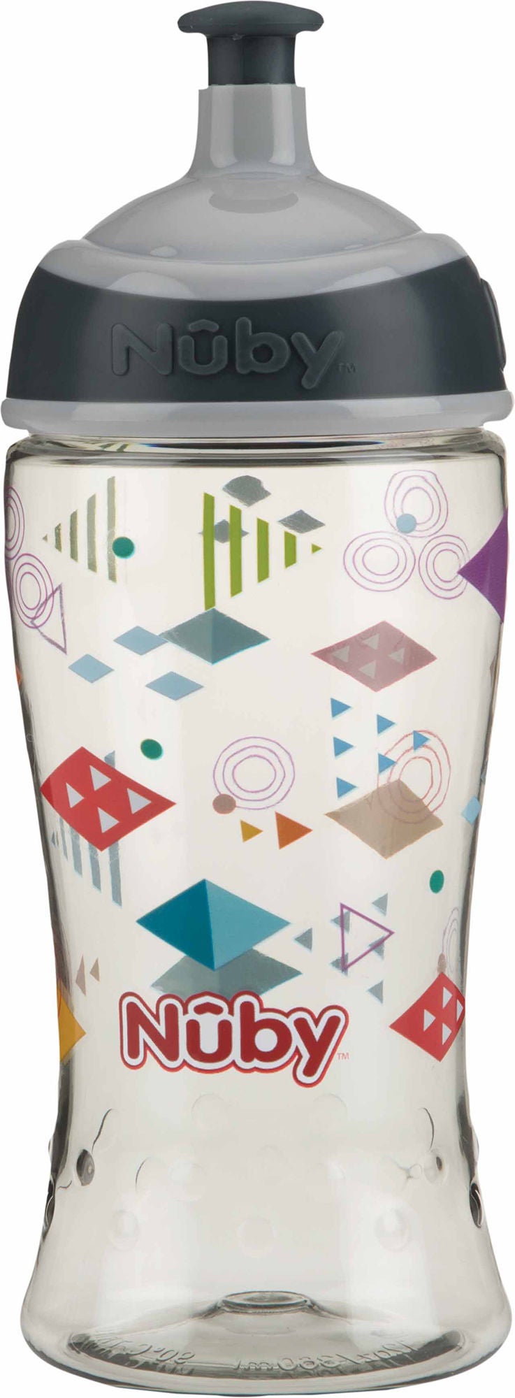 Nûby Dricksflaska 360 ml, Grå