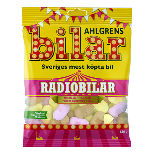 Ahlgrens Radiobilar - 100 gram