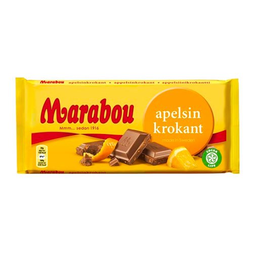 Marabou Apelsinkrokant Chokladkaka - 200 gram