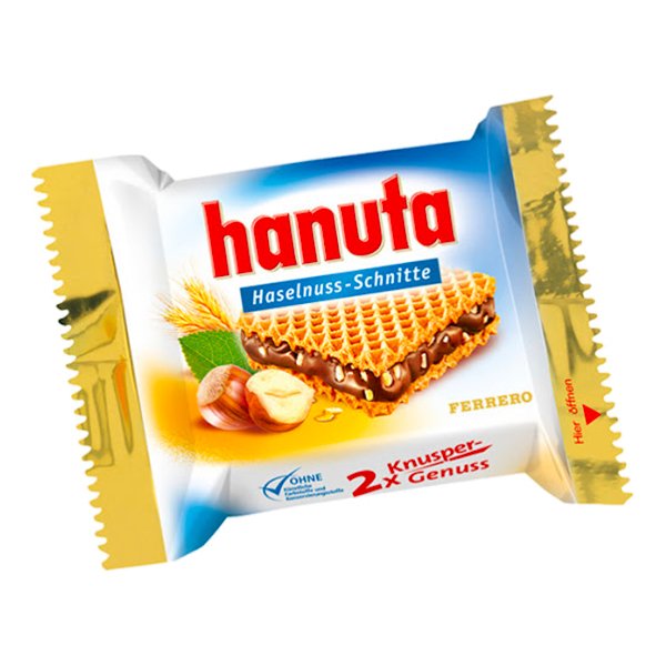 Hanuta Kex Hasselnöt - 44 gram