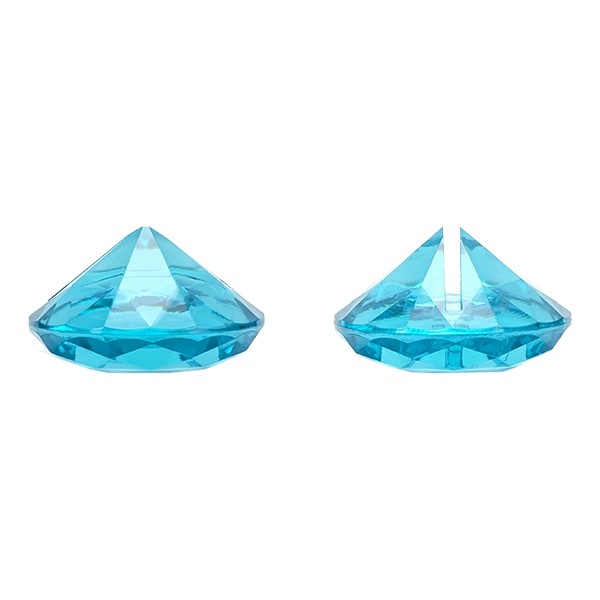 Placeringskortshållare Diamant 10-pack - Turkos