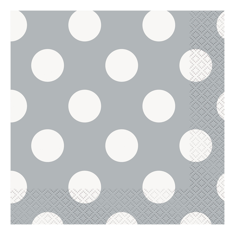 Servetter Silver Prickiga - 16-pack