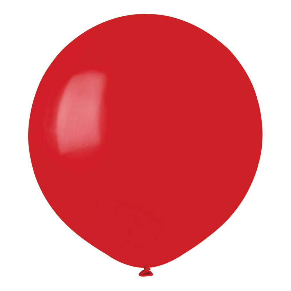 Ballonger Röda Runda Stora - 10-pack