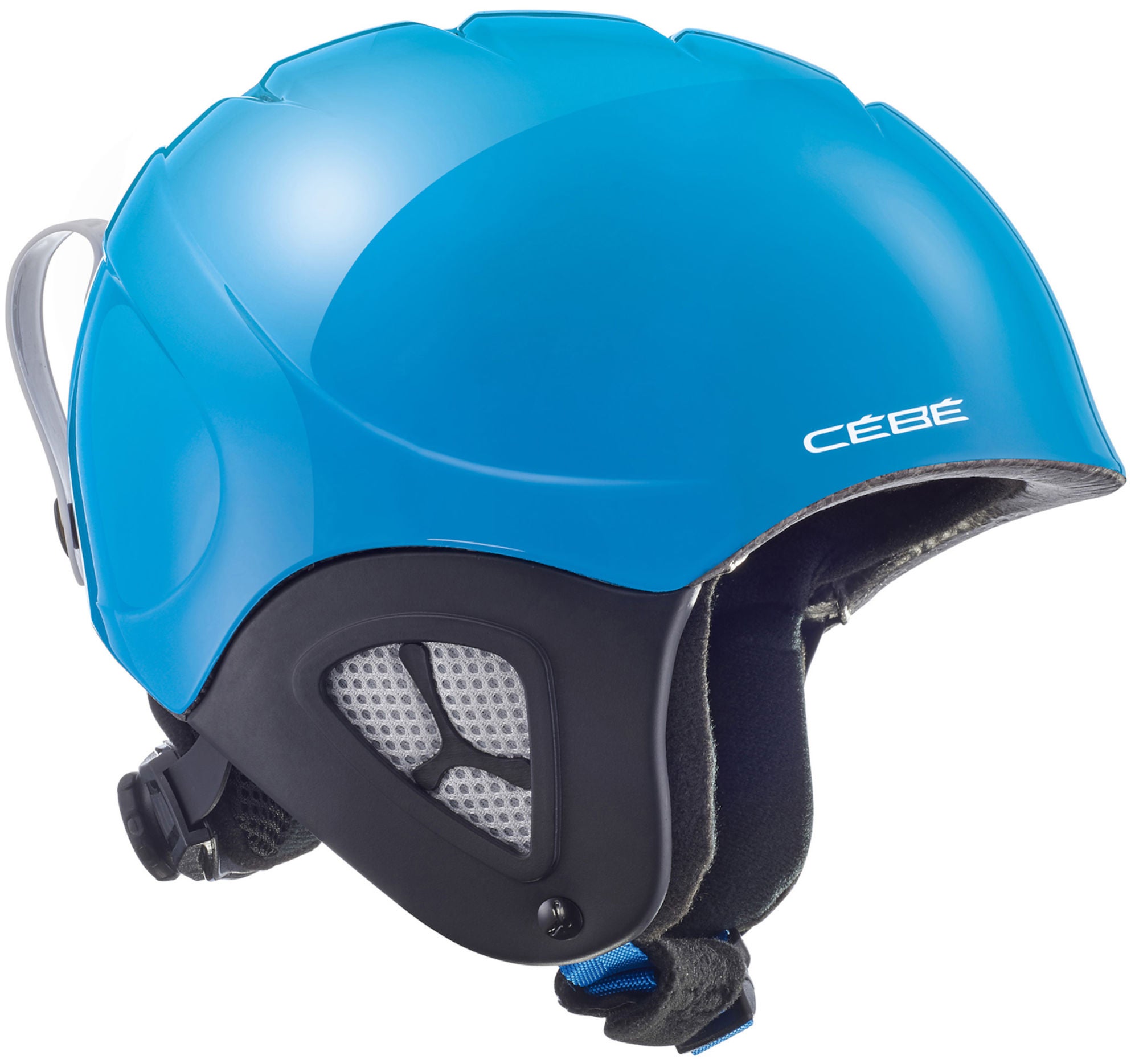 Cébé Pluma Basics JR Skidhjälm, Shiny Blue Bear 48-51