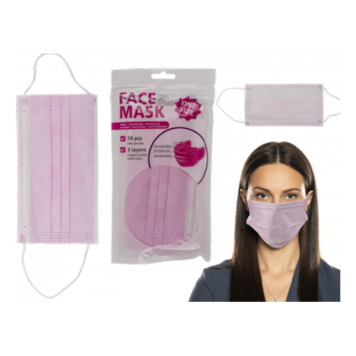 Munskydd Rosa - 10-pack