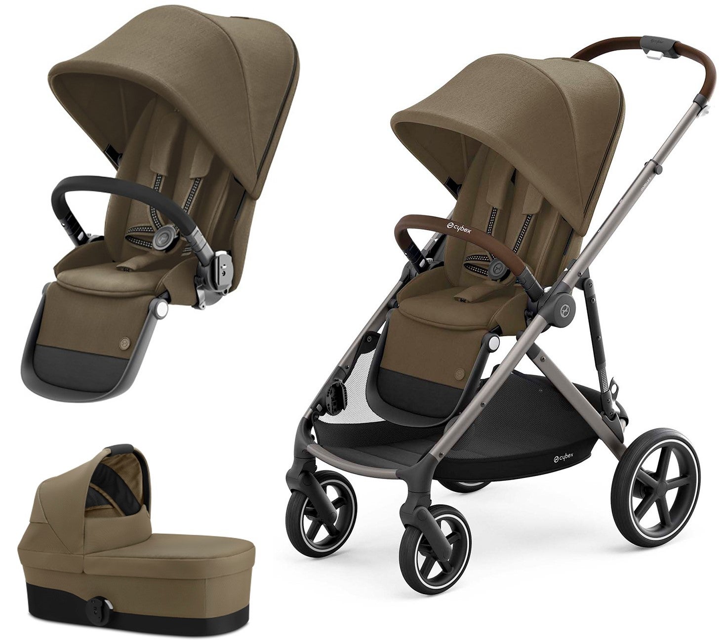 Cybex Gazelle S Syskonvagn, Taupe/ Classic Beige