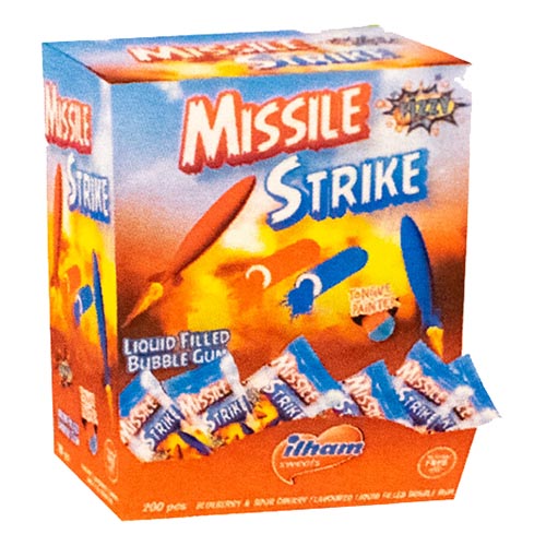 Missile Strike Bubble Gum - 200-pack
