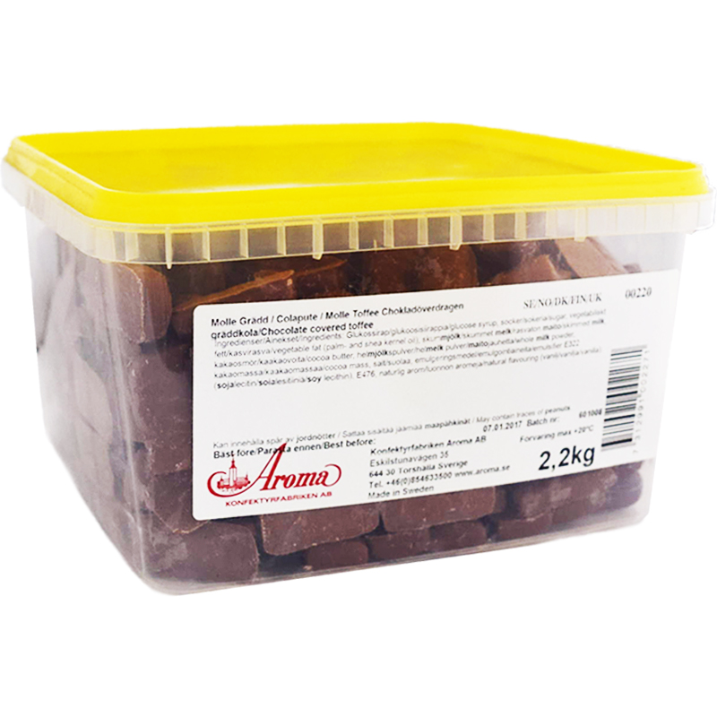 Hel Låda Gräddkola 2,2kg - 75% rabatt