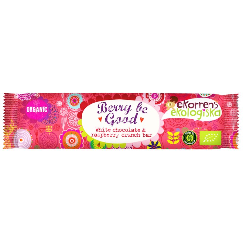 Eko Chokladbar "White Chocolate & Raspberry" 35g - 42% rabatt