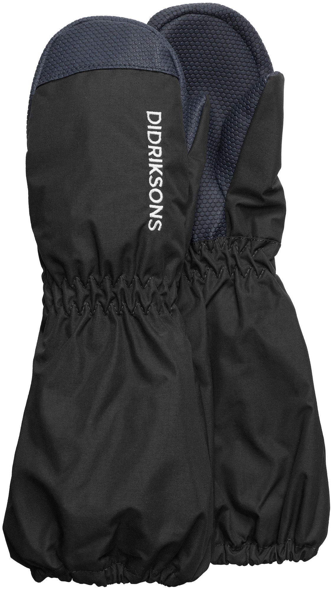 Didriksons Shell Fodrad Regnvante, Black, 4-6 År