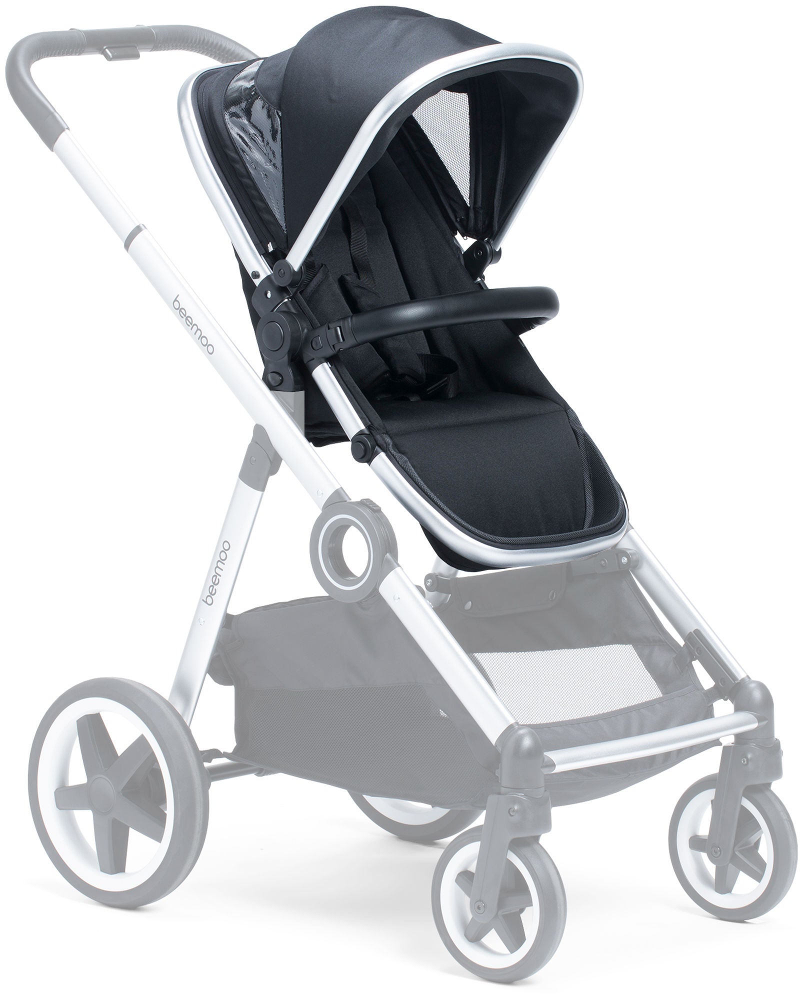 Beemoo Twin Travel+ Syskonsits, Black