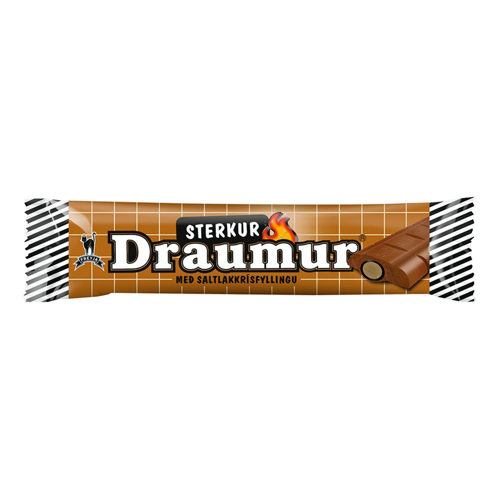 Draumur Med Lakritsfyllning - 50 g
