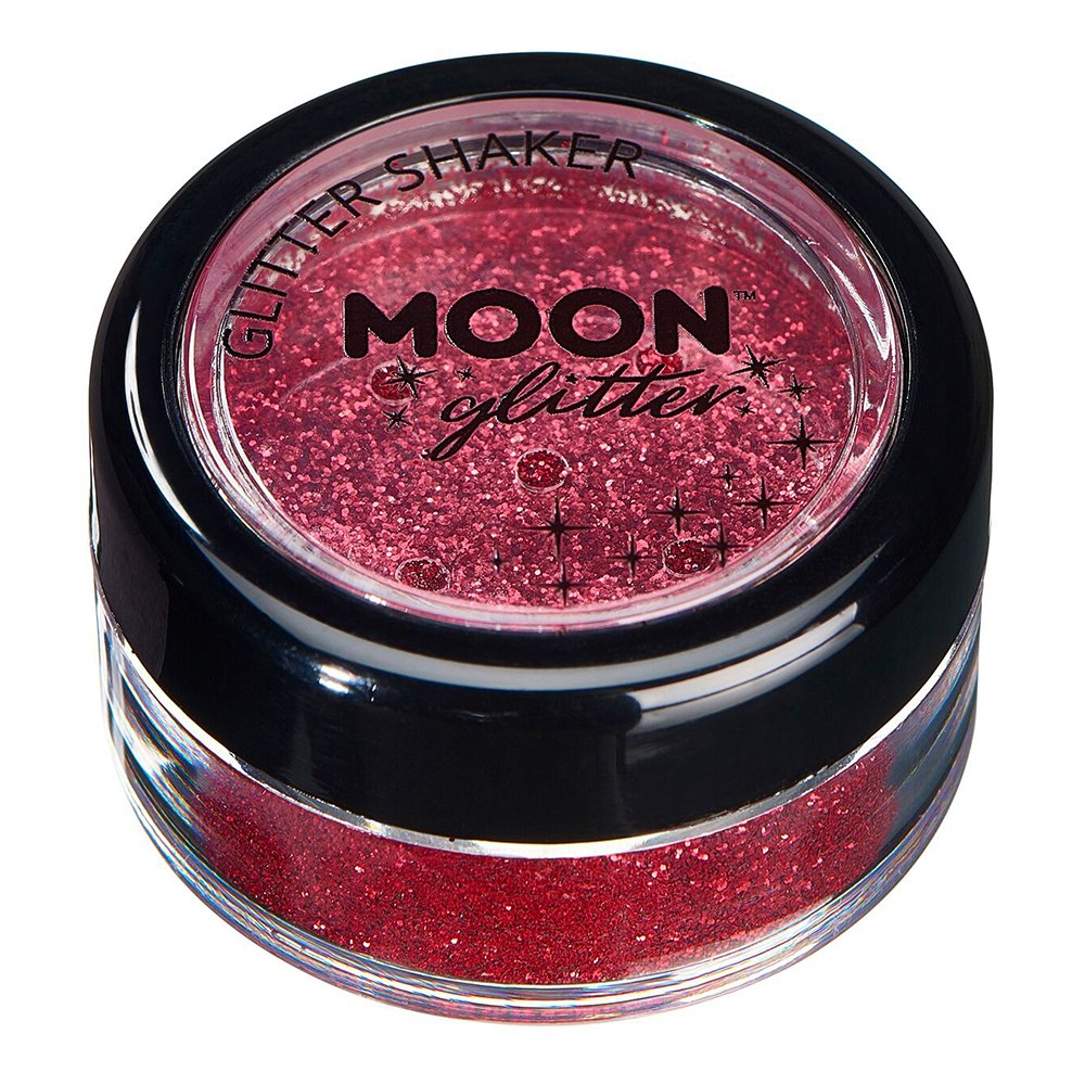 Moon Creations Fine Glitter Shaker - Röd