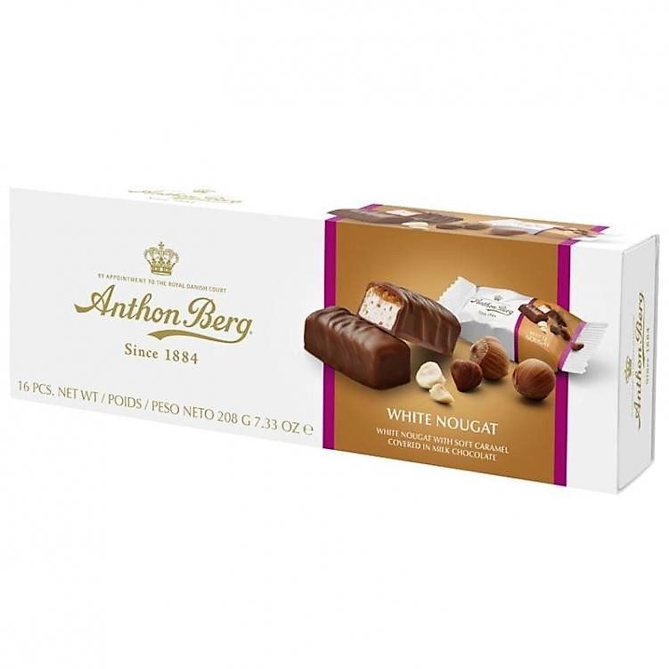 Mjölkchoklad "White Nougat" 208g - 42% rabatt
