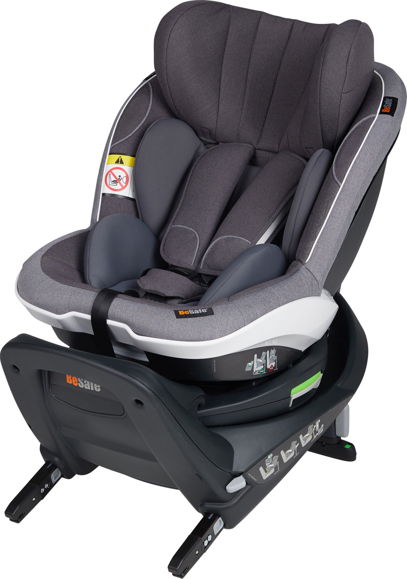 BeSafe iZi Twist i-Size Bilbarnstol, Metallic Mèlange