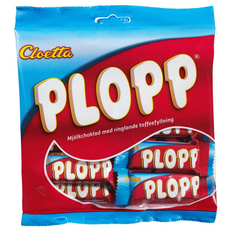Godis "Plopp" 158g - 27% rabatt